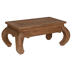 Pegane Table basse, table de salon en bois recyclé coloris naturel - longueur 100 x profondeur 60 x Hauteur 42 cm