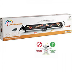 Plancha Electrique - Planche LITTLE BALANCE 8239 Happy 90, 8-10 personnes, XXL anti-adhésive, Tout aliment, 2000W, Noir/I pas cher