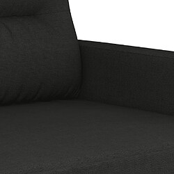 Maison Chic Ensemble de canapés 2 pcs avec coussins, Canapé droit Sofa pour Salon Noir Tissu -GKD377468 pas cher