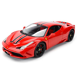 Universal 1: 18 Voiture de sport raffinée Simulation statique Moulée sous pression Modèle de collection Voiture Jouet | Moulée sous pression(Rouge)