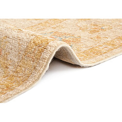 Vidal Tapis de couloir en laine 414x121 beige Kaizar pas cher