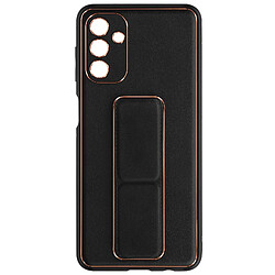 Avizar Coque pour Galaxy A13 5G, A04s Silicone Béquille pliable Système magnétique Noir