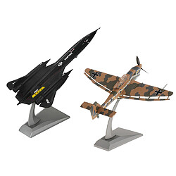 2x 1/72 JU87 Bomber Avion 1: 144 SR-71A Blackbird Fighter Modèle Décoration