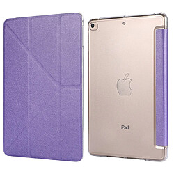 Acheter Etui en PU origami en soie avec support violet pour votre Apple iPad Mini (2019) 7.9 pouces