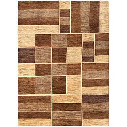 Vidal Tapis de laine 279x203 brun Juma