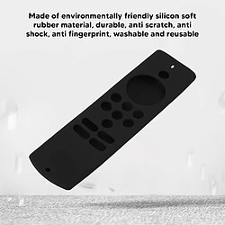 SANAG Housse De Protection Pour Telecommande,Housse De Telecommande En Silicone Avec Lanière, Housse De Protection Pour Telecommande, Housse De Protection Antiderapante Et Antichoc(Le Noir), C