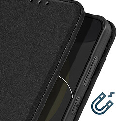 Acheter Avizar Étui pour Galaxy S24 Porte-carte Support Vidéo Clapet Magnétique Noir