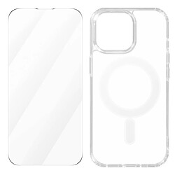 Pack Protection pour iPhone 15 Pro Coque MagSafe Film 4smarts Transparent