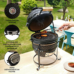 Monstershop Barbecue au Charbon de Bois Kamado 33cm