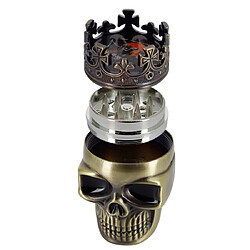 Avis Grinder Skull Tête de mort 3 parties Or