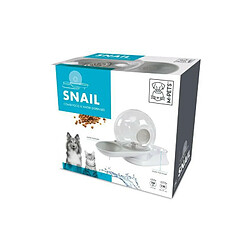 Mpets SNAIL Distributeur croquettes + eau filtre - 2800 ml + 240 g