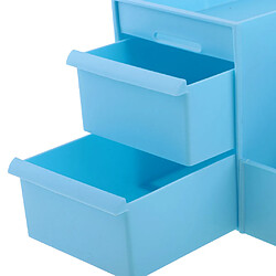 Acheter Boîte de Rangement à Etages avec Tiroirs Plastique Bleu Usage Multiple pour Bijoux Outils de Modélisme