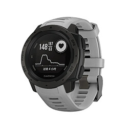 Bracelet en silicone 24mm gris pour votre Garmin Instinct