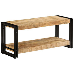 Maison Chic Meuble TV scandinave - Banc TV pour salon 90 x 30 x 40 cm Bois de manguier massif -MN32368