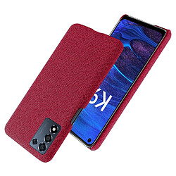 Coque en TPU + PU rouge pour votre Oppo K9s/Realme Q3s 5G