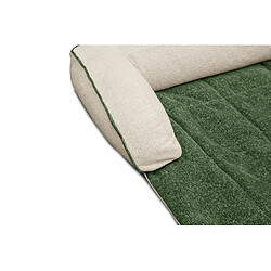 Acheter Courtois Laville Panier pour chien et chat 100 x 120 cm tissu vert et beige clair - DINA