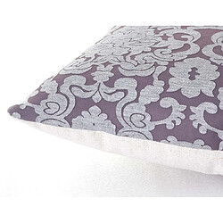 Decoshop26 Coussin violet style baroque 45x45 cm déhoussable DEC04081