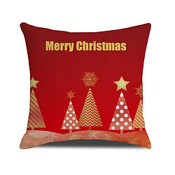 Acheter P55 4pcs 45 * 45 cm Noël doré doré oreiller oreiller taie d'oreiller imprimé oreiller coussin coussin couverture décoration d'ameublement