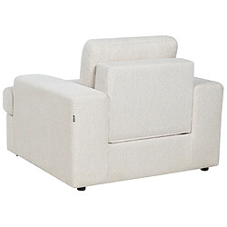 Acheter Beliani Fauteuil ALLA Tissu Beige clair