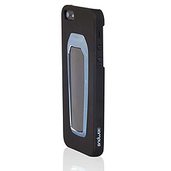 Coque pour iPhone 5 CAMPUS StandShield avec Stand Noir / Clip Bleu + Film