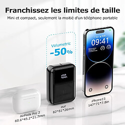 SANAG Power Bank 10000Mah 22.5W Schnellladefunktion Powerbank Klein Aber Stark Pd3.0 Qc4.0 Usb C Input&Output Kleine Externe Handyakkus Für Iphone 15 14 13 12 X Pro Mini Plus Samsung S23 Etc