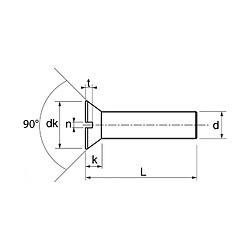 Avis Vis à métaux tête fraisée fendue Acton inox A2 DIN 963