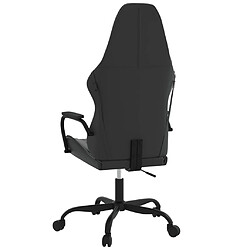 Acheter vidaXL Chaise de jeu de massage Noir et gris Similicuir