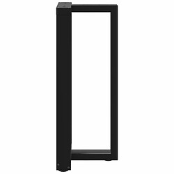 Acheter vidaXL Pieds de table de bar forme de T 2 pcs noir 40x35x(91-92) cm