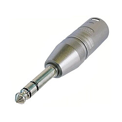 Adaptateur XLR mâle Jack 6.35 mâle stéréo NEUTRIK