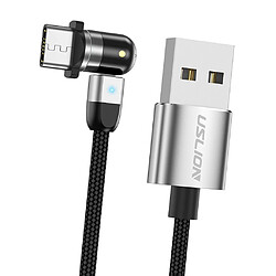 540 Câble USB De Charge Magnétique 360180 Argent 0,5 M Type-C