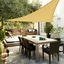 Avis Auvent Aktive Triangulaire 500 x 500 cm Polyester Crème (4 Unités)