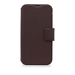 Decoded Étui Folio pour iPhone 14 Plus en Cuir avec Porte-cartes Intégré Marron