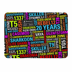 Tapis Antidérapant Sharkoon 20 Years Mouse Mat Multicouleur