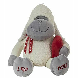 BigBuy Kids Jouet Peluche Amour 38 cm Coeur Mouton