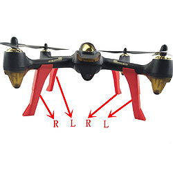 Acheter Train D'atterrissage De Train D'atterrissage 4 Pièces RC Pour Hubsan H501S H501C X4 Rouge