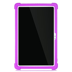 Coque en silicone avec béquille coulissante violet pour votre Samsung Galaxy Tab A7 10.4 (2020) T500