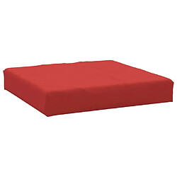 vidaXL Coussin de palette rouge 60x60x8 cm tissu oxford