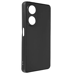 Avizar Coque pour Oppo A98 5G Silicone Souple Finition Soft Touch Mat Noir