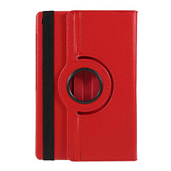 Etui en PU texture itchi avec support rotatif à 360 ° rouge pour votre Samsung Galaxy Tab S5e SM-T720