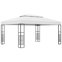 Avis Maison Chic Tonnelle | Pergola avec guirlande lumineuse à LED 4x3x2,7 m Blanc -GKD39726