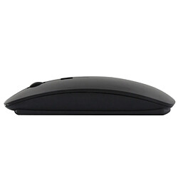 Wewoo Souris sans fil noir Optique Laser Ultra-mince Sans 2.4GHz avec Mini Récepteur USB, Plug and Play