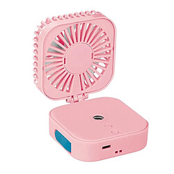 Humidificateurs à Brume Fraîche Sans Fil Portables Avec Ventilateur Ventilateur de Voyage Pliable Rechargeable USB pas cher