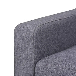 Acheter vidaXL Fauteuil gris tissu