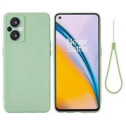 Coque en silicone anti-scratch avec sangle, vert pour votre OnePlus Nord N20 5G