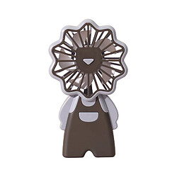 Ventilateur Portable Électrique Rechargeable ABS Mini Ventilateur USB Intérieur Extérieur avec Lumière LED pour Voyage-Violet