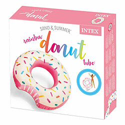 Intex Roue Gonflable Donut Rose 107 x 99 x 23 cm pas cher