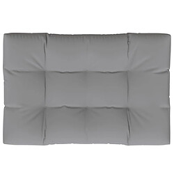 vidaXL Coussin de palette 120x80x12 cm gris tissu