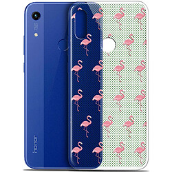 Caseink Coque Pour Huawei Honor 8A (6.1 ) [Gel HD Collection Pattern Design Les flamants Roses Dots - Souple - Ultra Fin - Imprimé en France]