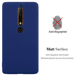 Cadorabo Coque Nokia 6,1 Etui en Bleu