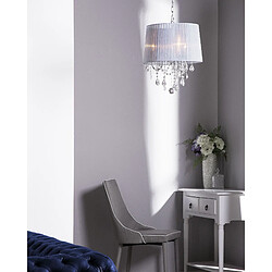 Beliani Lampe suspension EVANS Blanc